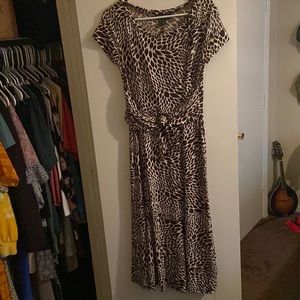 Patterned long dress